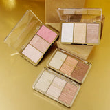 Miss Rose 3 Color Hyper Real Highlighter kit - Buy Online in Pakistan at Cosmia.pk