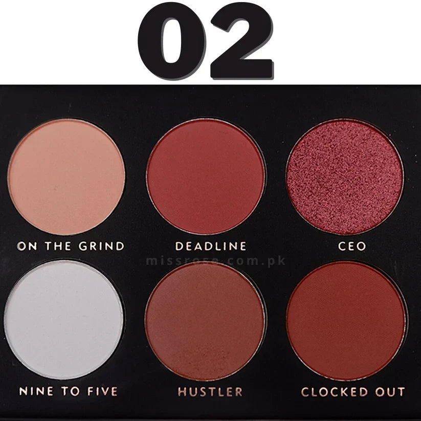 Miss Rose Eyeshadow Palette -  6 Color - Buy Online in Pakistan at Cosmia.pk