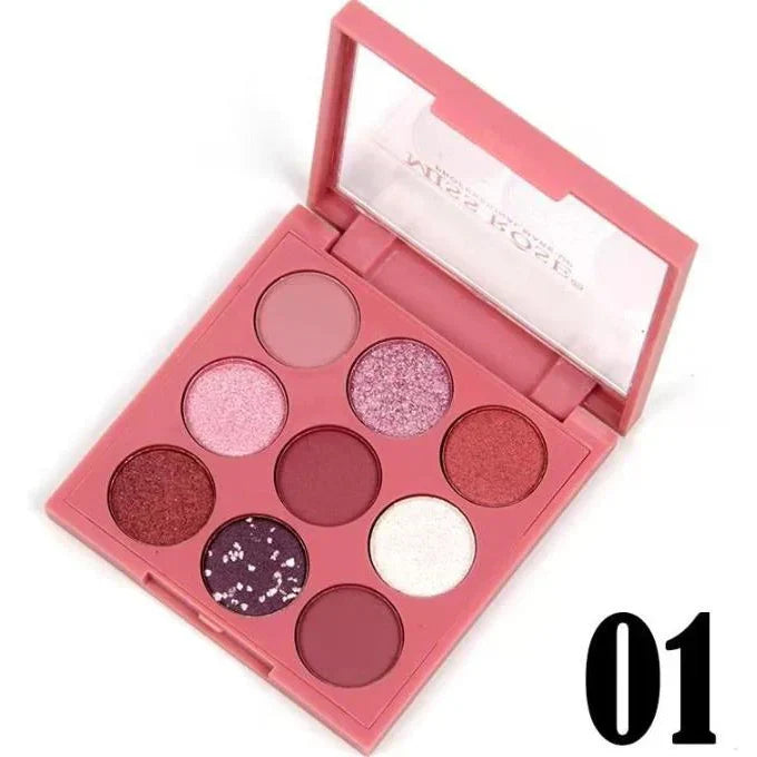 Miss Rose Eyeshadow Kit - 9 Color - Buy Online in Pakistan at Cosmia.pk