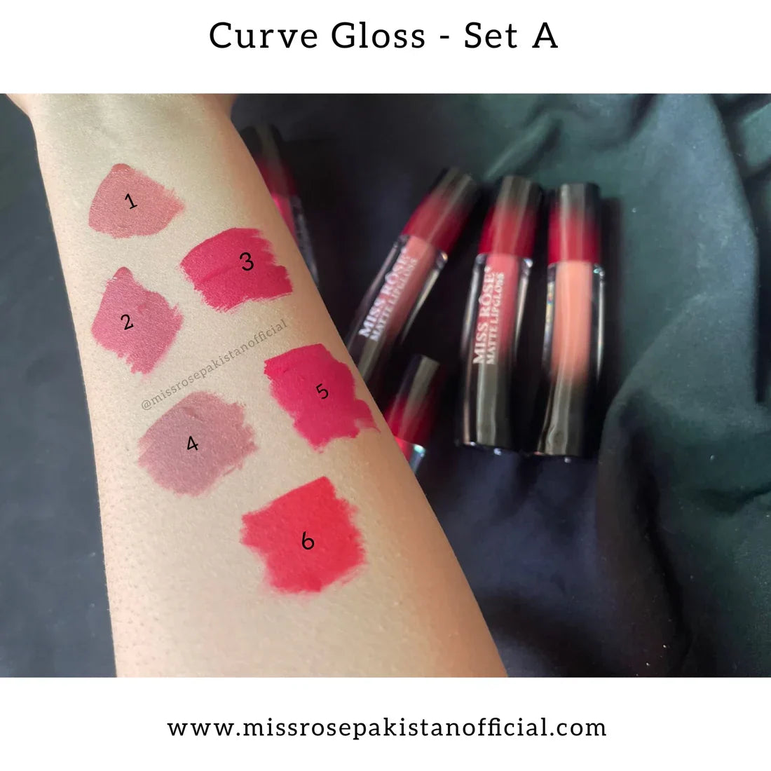 Miss Rose Curve Gloss - Buy Online in Pakistan at Cosmia.pk