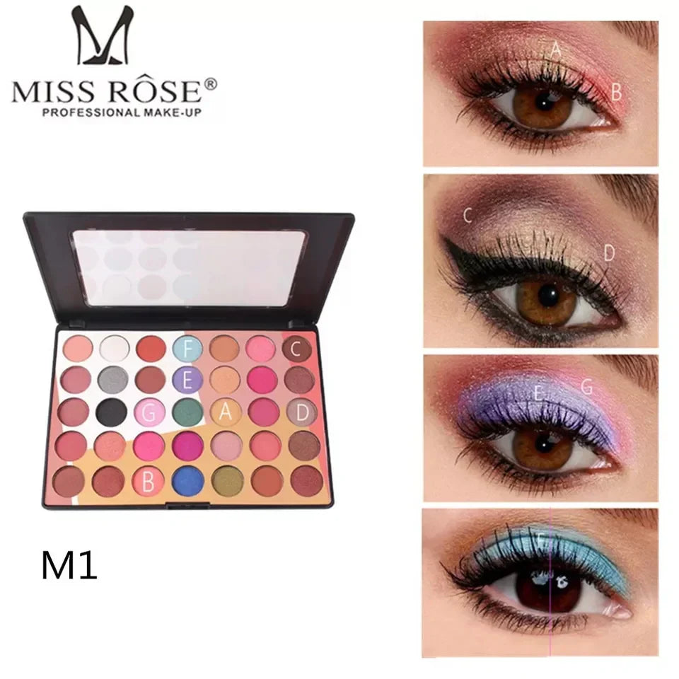 Miss Rose Eye Makeup Palette - 35 Color - Buy Online in Pakistan at Cosmia.pk