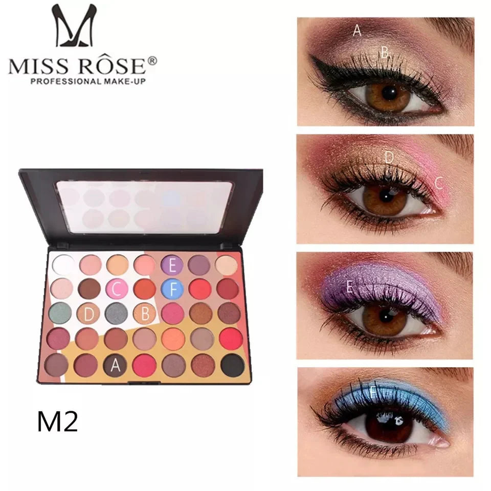 Miss Rose Eye Makeup Palette - 35 Color - Buy Online in Pakistan at Cosmia.pk