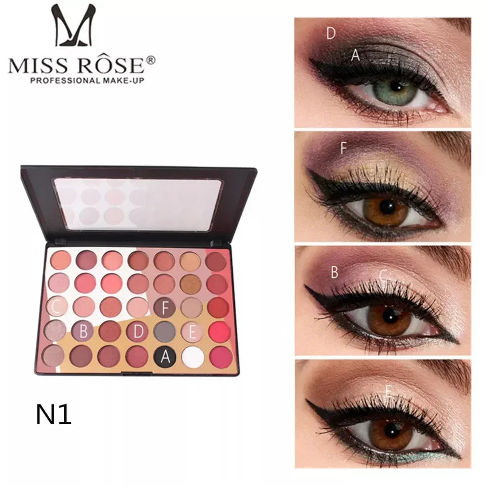 Miss Rose Eye Makeup Palette - 35 Color - Buy Online in Pakistan at Cosmia.pk