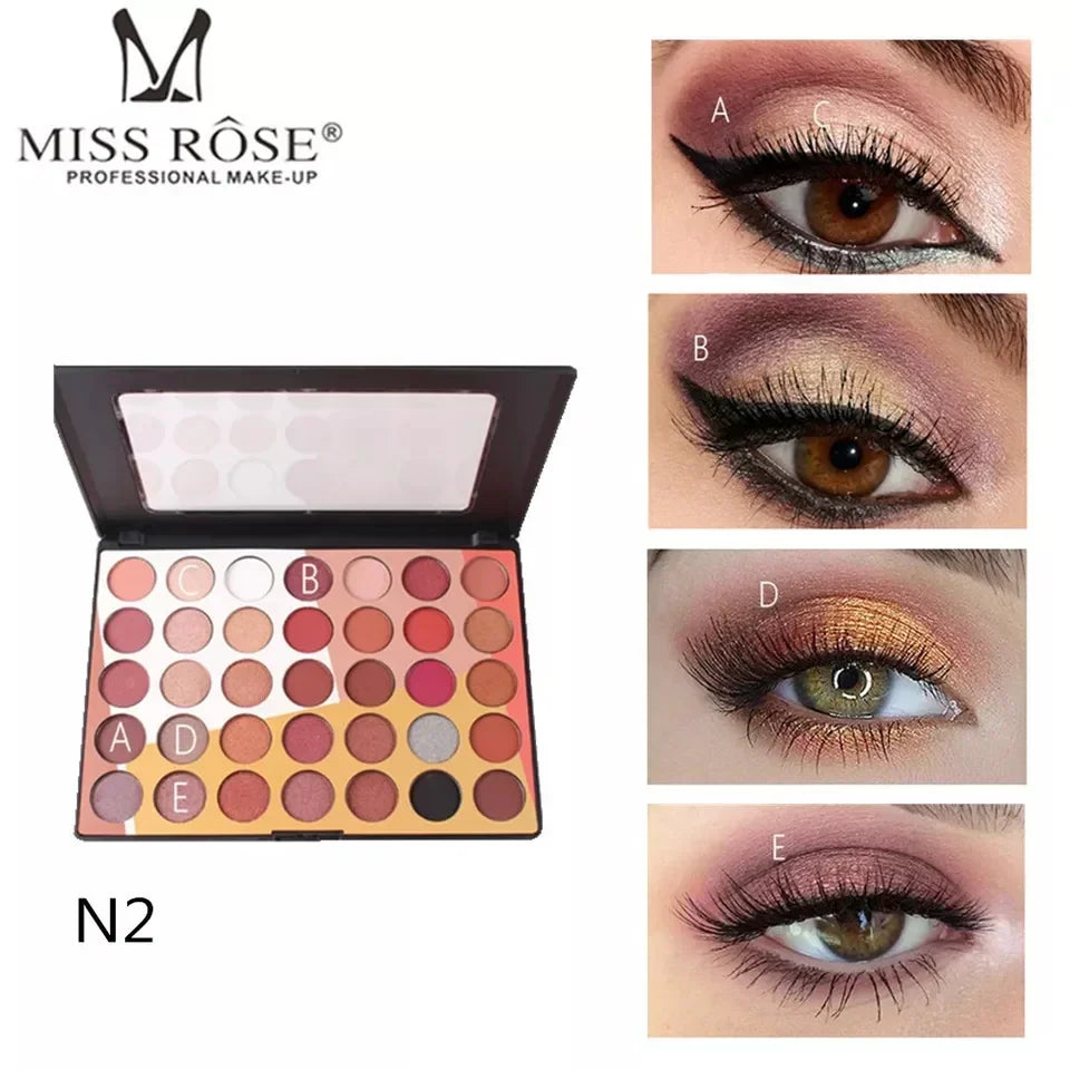 Miss Rose Eye Makeup Palette - 35 Color - Buy Online in Pakistan at Cosmia.pk