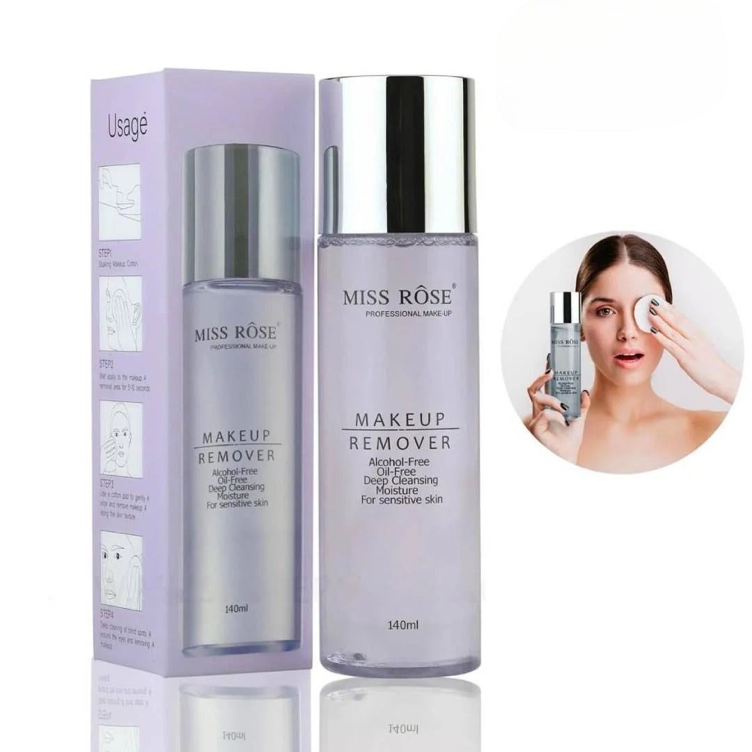 Miss Rose Gentle Makeup Remover 140ml - Buy Online in Pakistan at Cosmia.pk