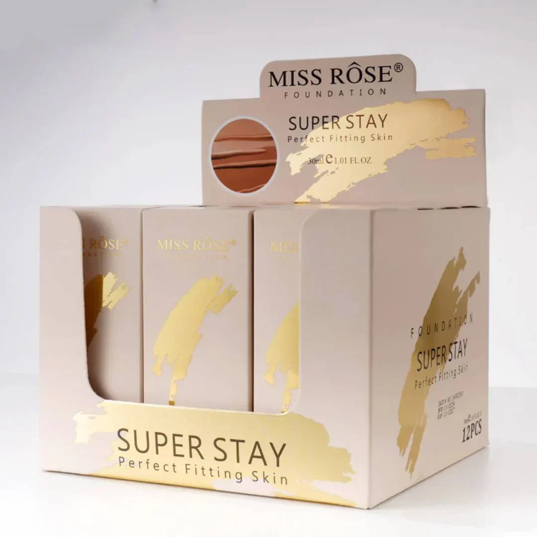 Miss Rose Super Stay Foundation  Perfect Fitting Skin - Buy Online in Pakistan at Cosmia.pk