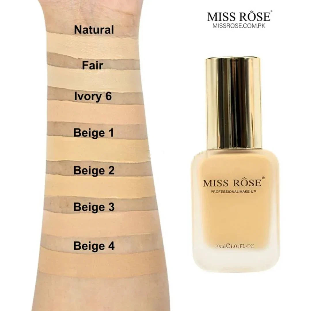 Miss Rose Super Stay Foundation  Perfect Fitting Skin - Buy Online in Pakistan at Cosmia.pk
