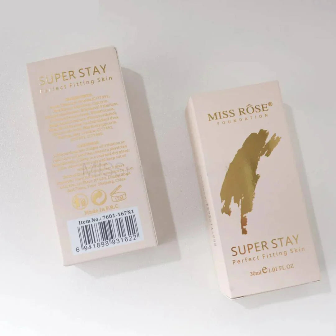Miss Rose Super Stay Foundation  Perfect Fitting Skin - Buy Online in Pakistan at Cosmia.pk