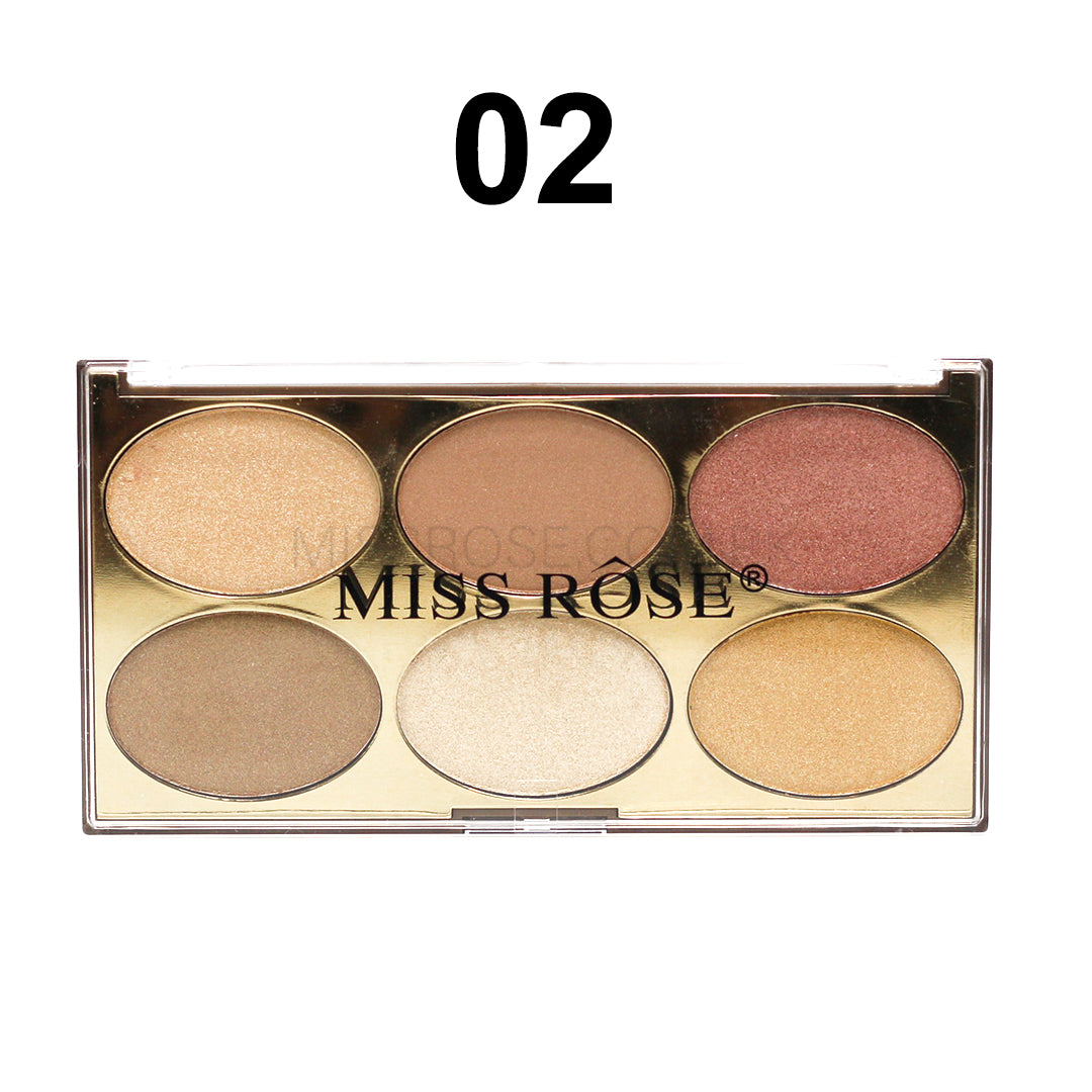 Miss Rose Gilded Ellipse Highlighters Kit - Buy Online in Pakistan at Cosmia.pk