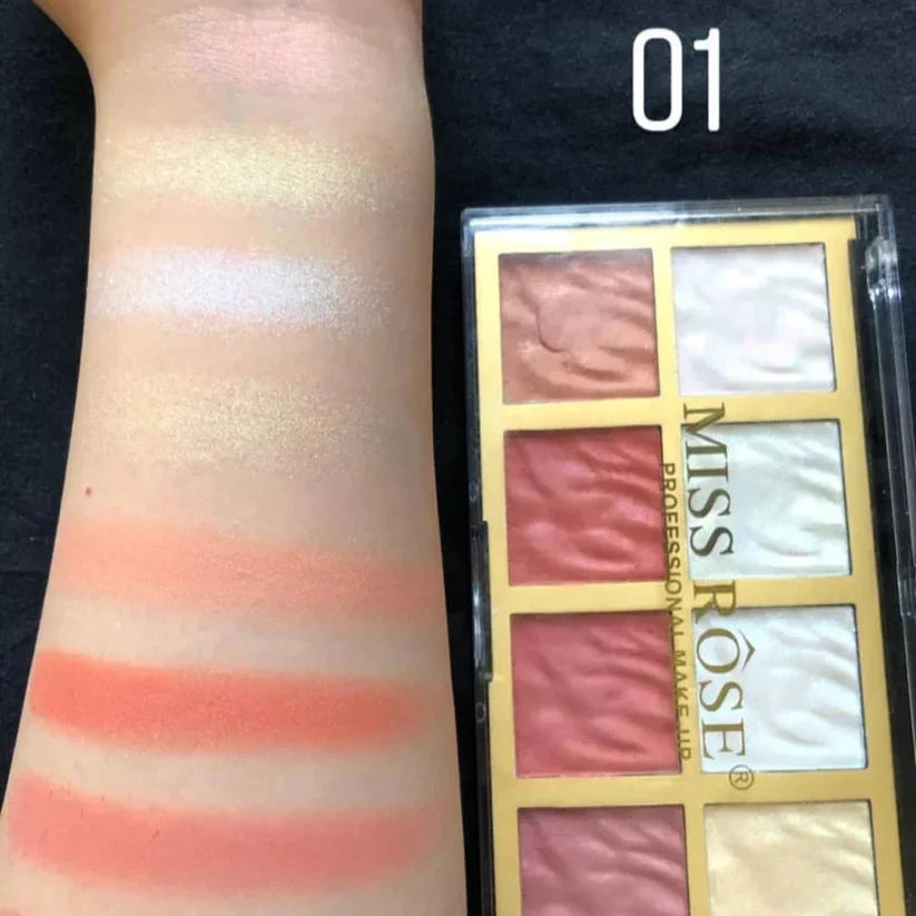 Miss Rose Highlighter & Blush Kit - Buy Online in Pakistan at Cosmia.pk