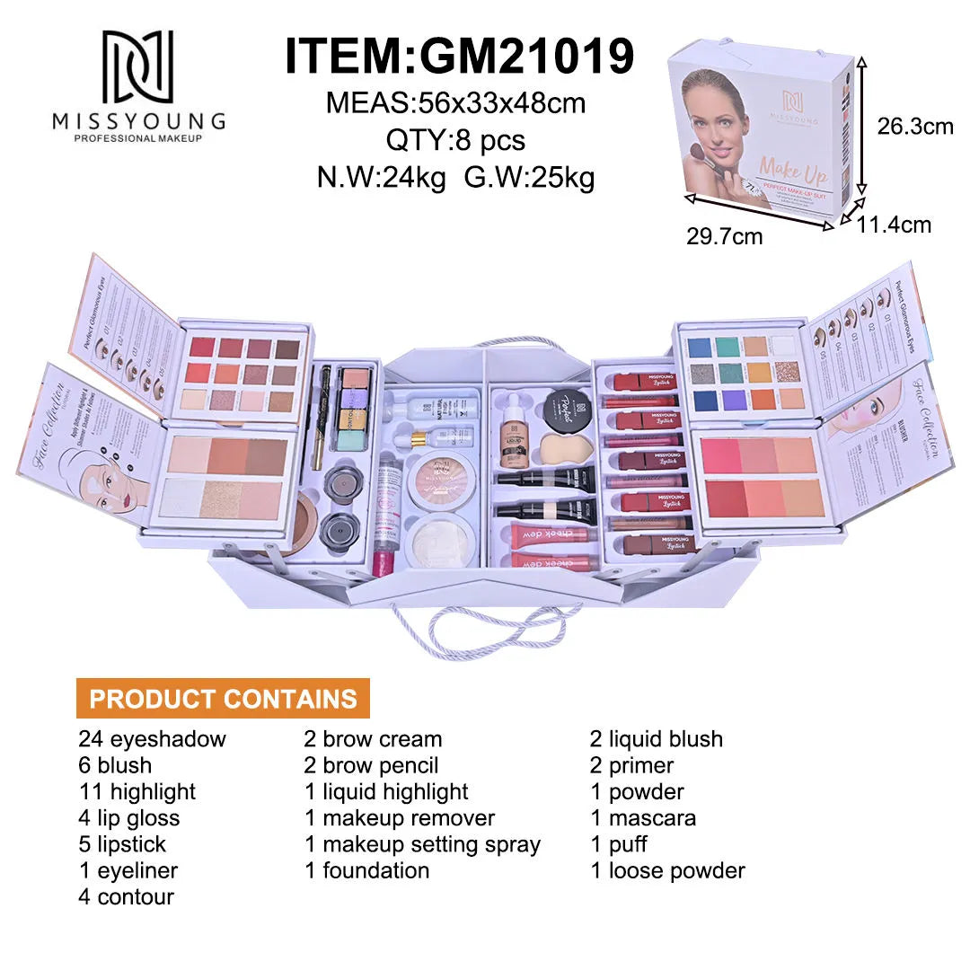 Miss Young 71 Pcs Full Makeup Kit - Buy Online in Pakistan at Cosmia.pk