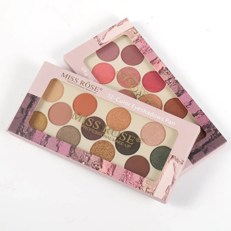 Miss Rose Eye Palette Pan - 12-Color - Buy Online in Pakistan at Cosmia.pk