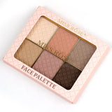 Miss Rose Square Face Kit -  6-Color - Buy Online in Pakistan at Cosmia.pk
