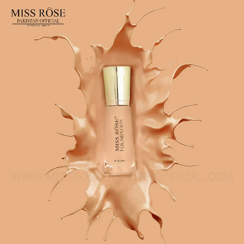 Miss Rose Moisturizing Flawless Liquid Foundation -  30ml - Buy Online in Pakistan at Cosmia.pk