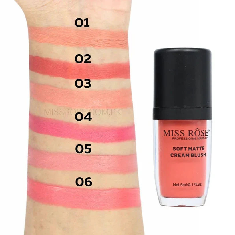 Miss Rose Cream Blush - 5ml - Buy Online in Pakistan at Cosmia.pk