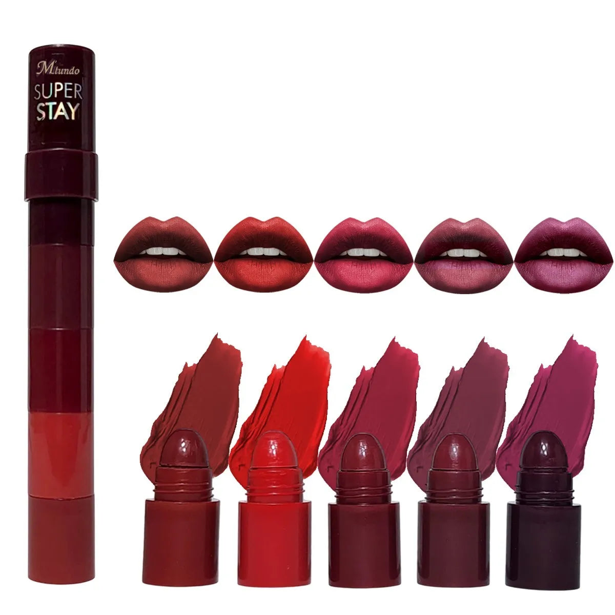 Miundo Super Stay 5-in-1 Lipstick Each - Buy Online in Pakistan at Cosmia.pk
