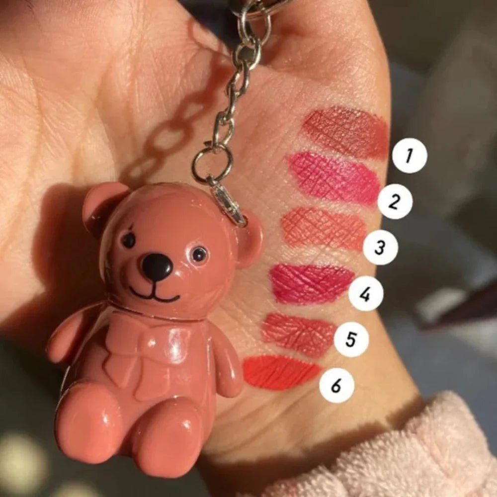 Mocallure - Bear Keychain Matte Lip Gloss - Buy Online in Pakistan at Cosmia.pk