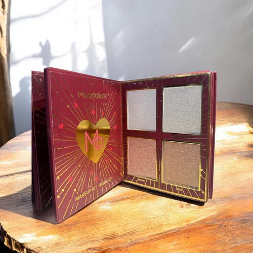 Mocallure 4 in 1 Red Mini beauty book palette - Buy Online in Pakistan at Cosmia.pk