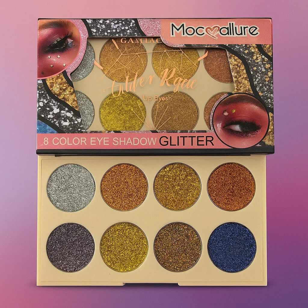 Mocallure Eye Shadow Glitter Palette - 8 Colors - Buy Online in Pakistan at Cosmia.pk