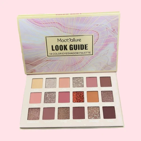 Mocallure Look Guide 18 Color Eyeshadow Palette - Buy Online in Pakistan at Cosmia.pk
