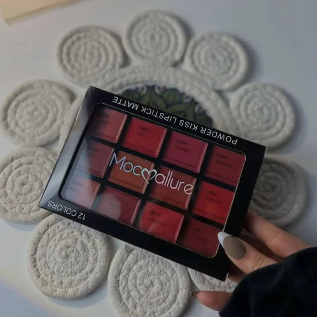 Mocallure Kiss Lipstick Matte Palette - 12 Colors - Buy Online in Pakistan at Cosmia.pk
