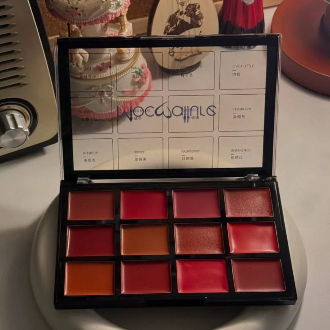 Mocallure Kiss Lipstick Matte Palette - 12 Colors - Buy Online in Pakistan at Cosmia.pk