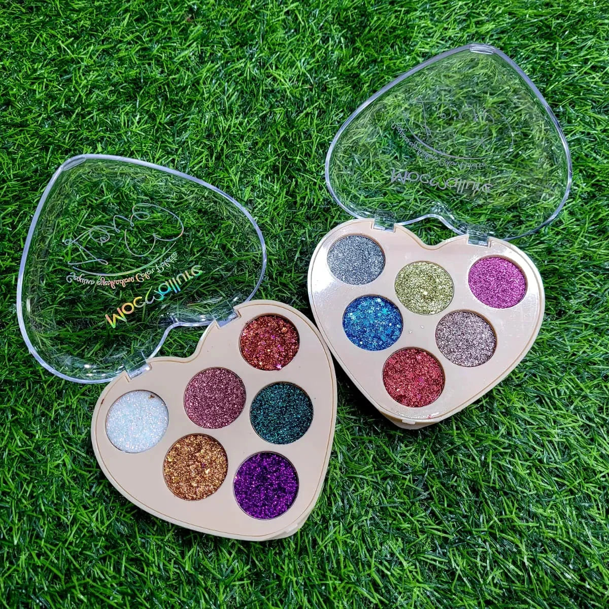 Mocallure heart glitter palette - Buy Online in Pakistan at Cosmia.pk