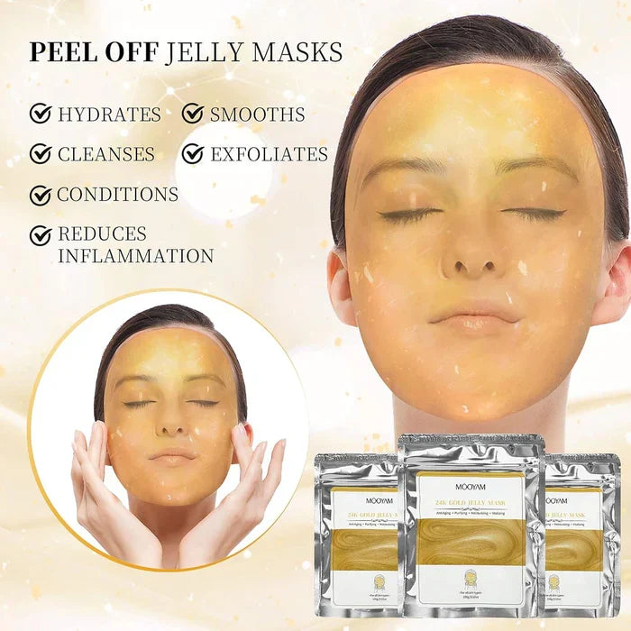 Mooyam 24k Gold Jelly Mask - 100g - Buy Online in Pakistan at Cosmia.pk