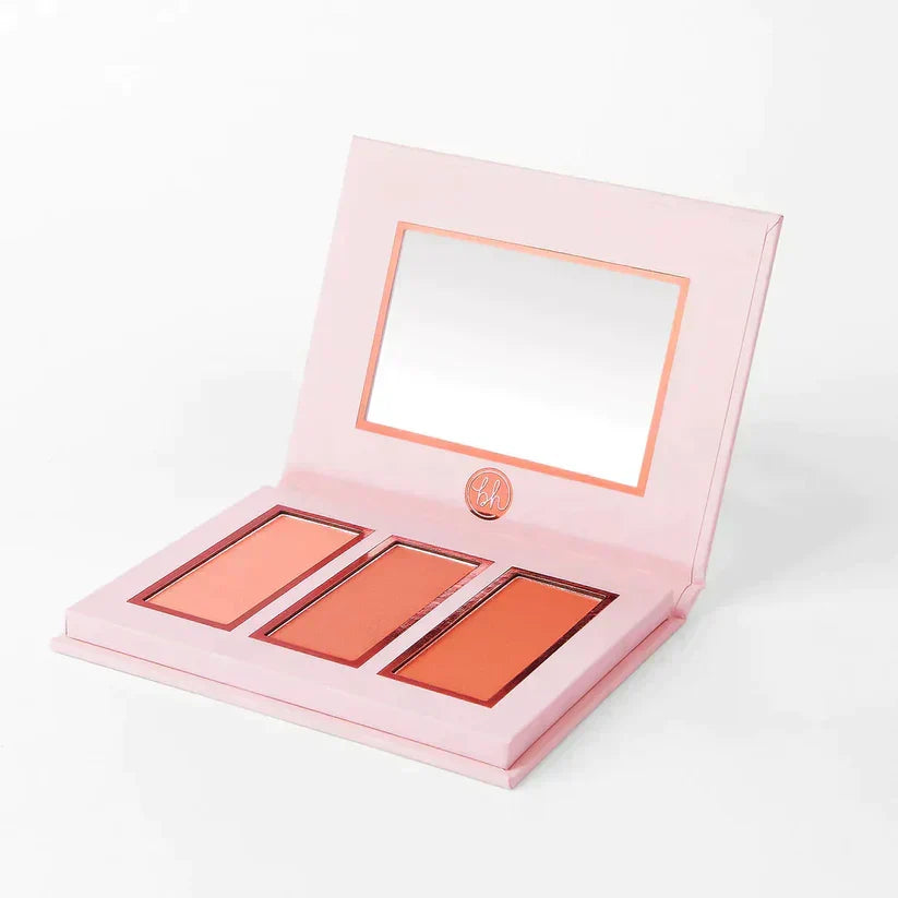 Bh Comsetics Mrs. Bella Peachy Blush Palette - 3 Colors - Buy Online in Pakistan at Cosmia.pk