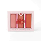 Bh Comsetics Mrs. Bella Peachy Blush Palette - 3 Colors - Buy Online in Pakistan at Cosmia.pk