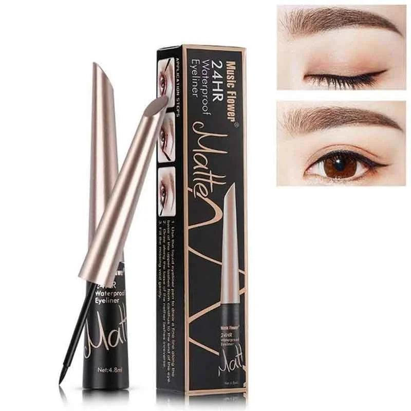Music Flower 24HR Waterproof Matte Eyeliner – 4.8ml - Buy Online in Pakistan at Cosmia.pk