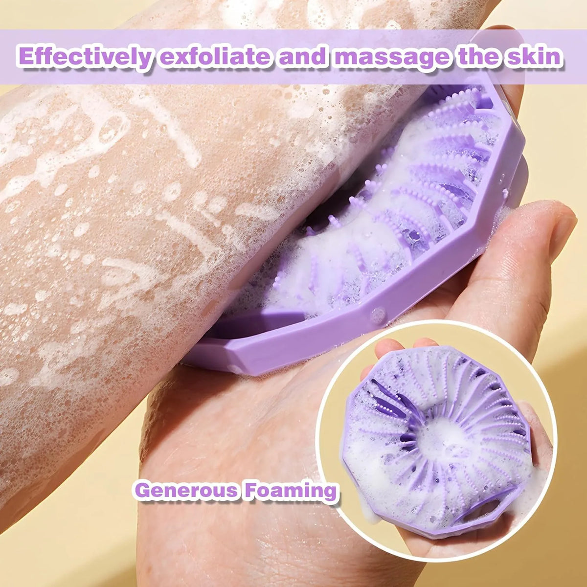 NICECONE Silicone Shower Scrubber - Buy Online in Pakistan at Cosmia.pk