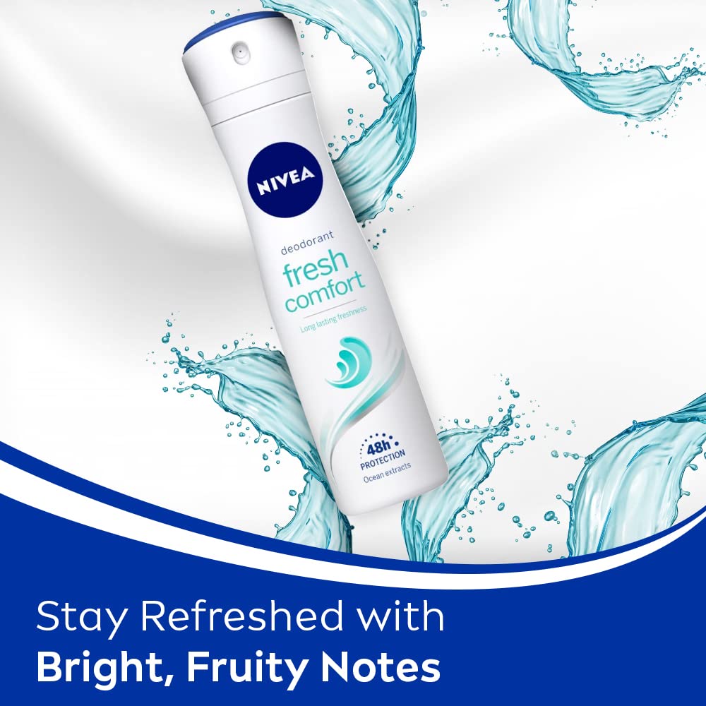 NIVEA Fresh Comfort Deodorant Spray for Women – 150ml - Buy Online in Pakistan at Cosmia.pk