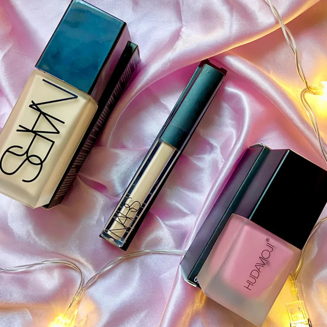 Nars Foundation & Concelor + HudaMoji Blushon Cosmia