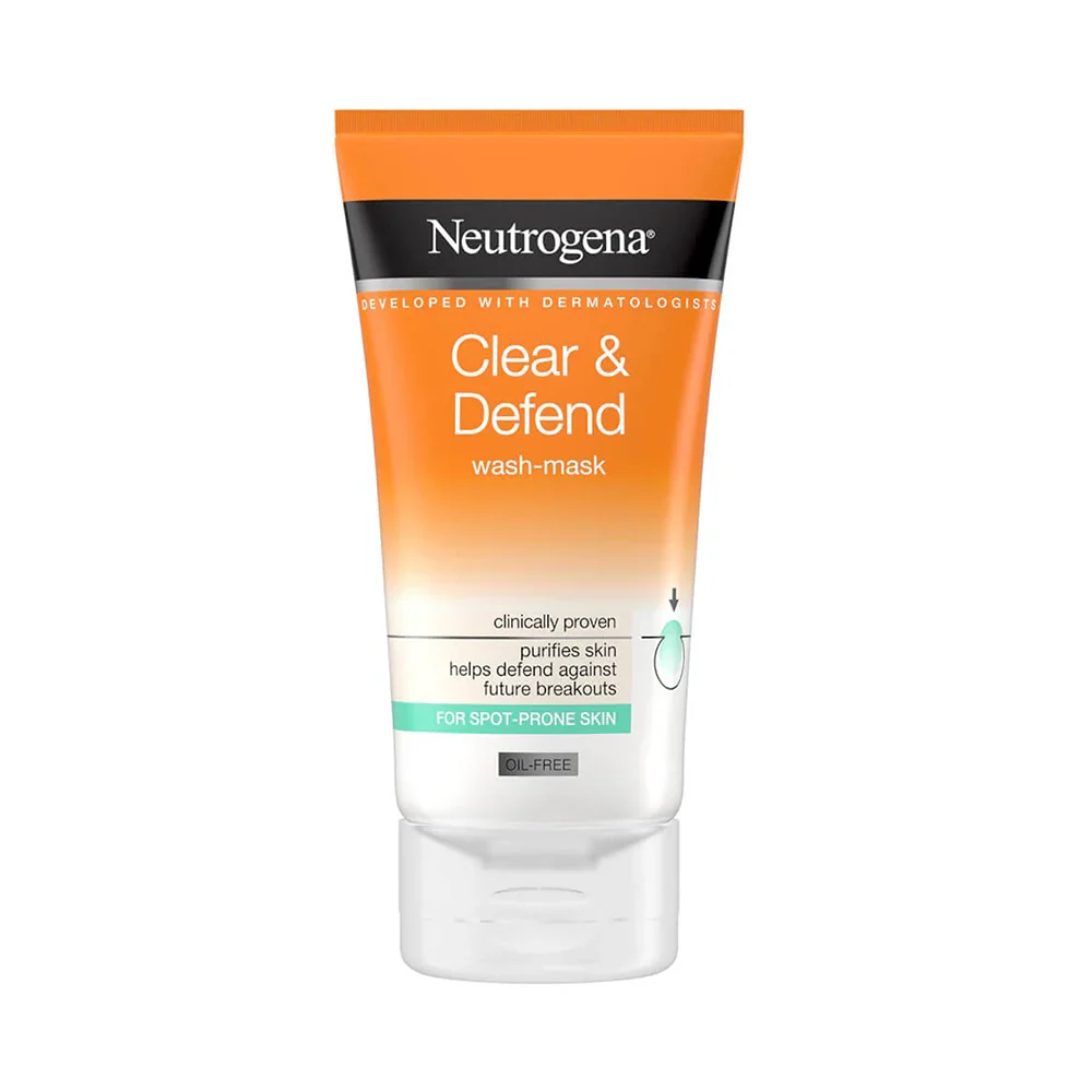 Neutrogena Clear & Defend Wash Mask - 150ml - Buy Online in Pakistan at Cosmia.pk