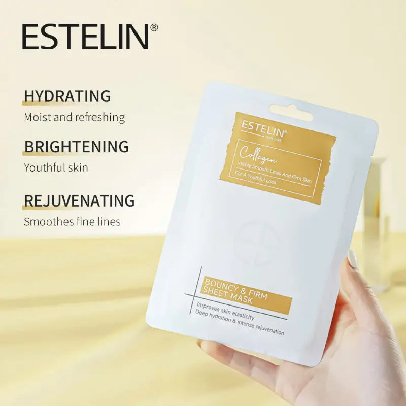 Estelin Collagen Bouncy & Firm Sheet Mask - 25g - Buy Online in Pakistan at Cosmia.pk