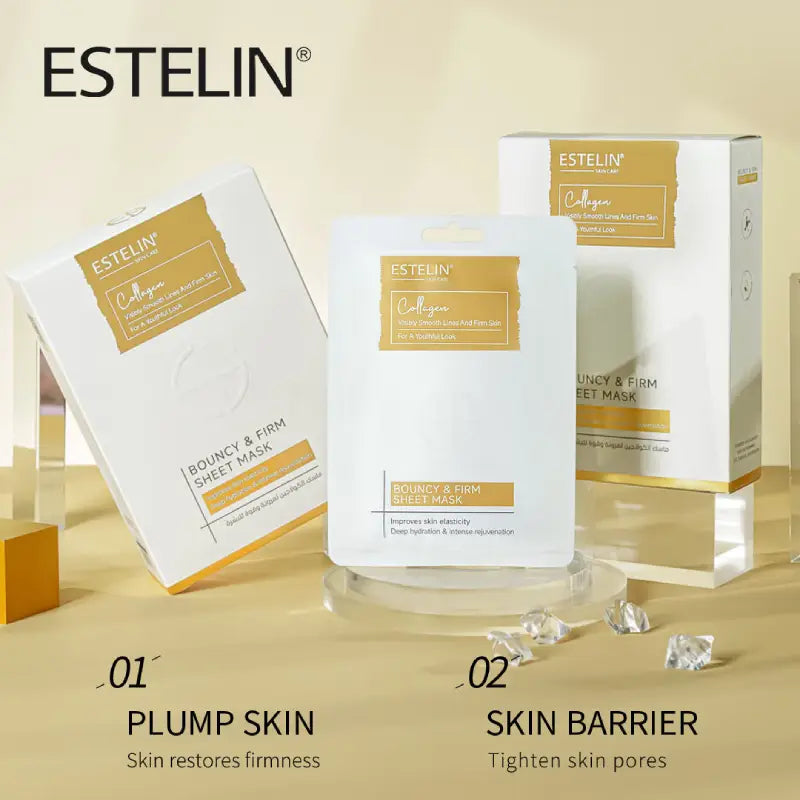 Estelin Collagen Bouncy & Firm Sheet Mask - 25g - Buy Online in Pakistan at Cosmia.pk