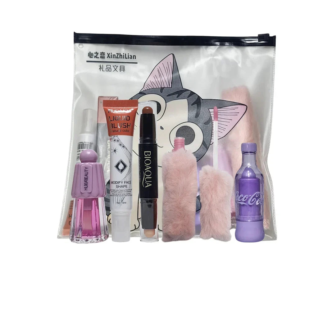 New Pack of 5 Makeup deal with cosmetics bag - Buy Online in Pakistan at Cosmia.pk