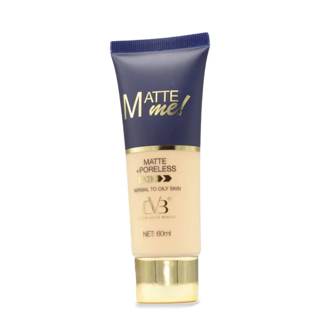 CVB Paris Matte Me +Poreless Foundation - 60ml - Buy Online in Pakistan at Cosmia.pk