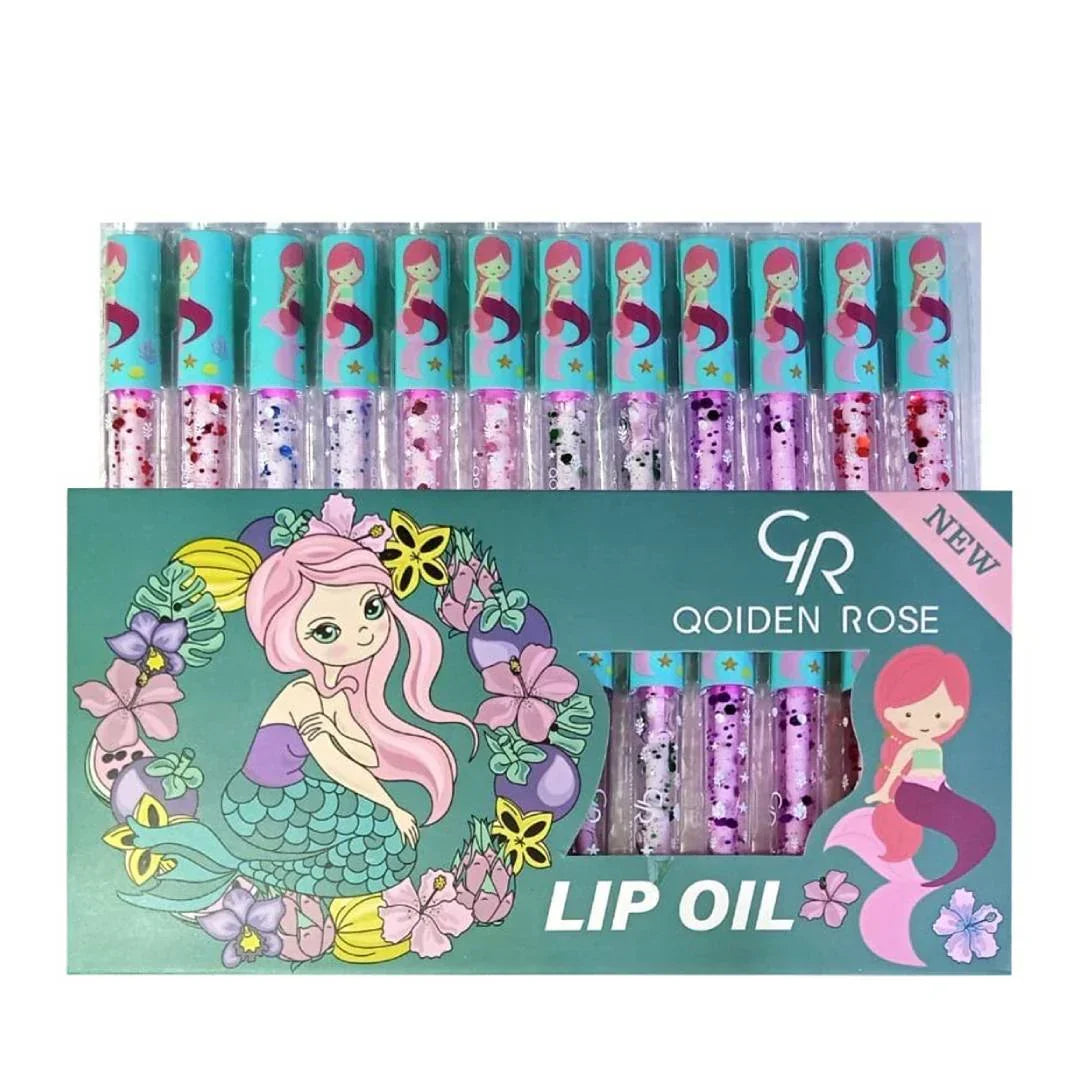 Qoiden Rose QR Lip Oil Set ( 12Pcs ) - Buy Online in Pakistan at Cosmia.pk