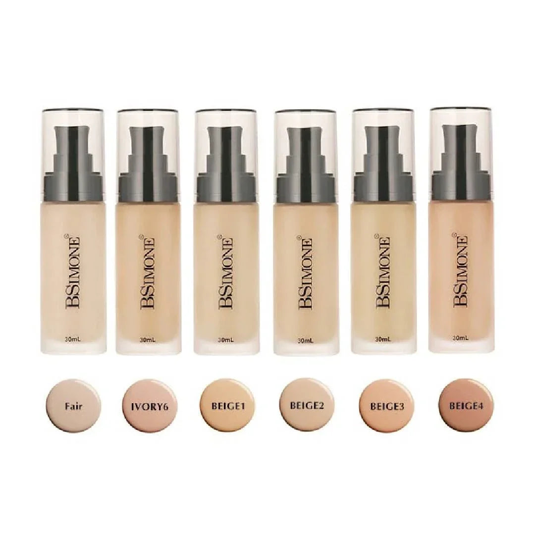 BSimone Long-Lasting High Coverage Foundation-30ml - Buy Online in Pakistan at Cosmia.pk