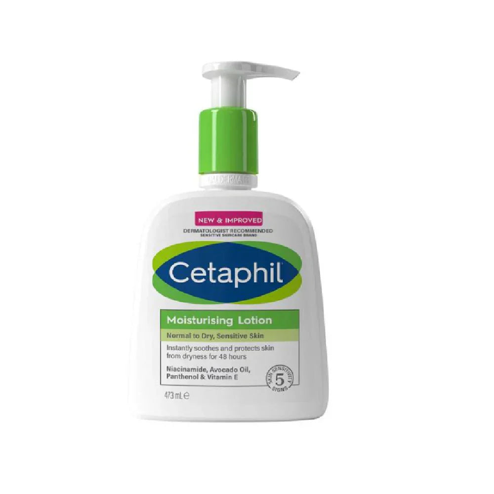 Cetaphil Lotion Moisturizing Dry To Normal For Sensitive Skin - 473ml - Buy Online in Pakistan at Cosmia.pk