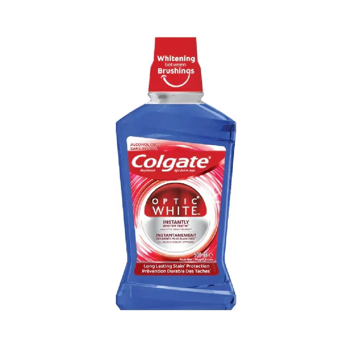 Colgate Optic White Mouthwash 500ml - Buy Online in Pakistan at Cosmia.pk