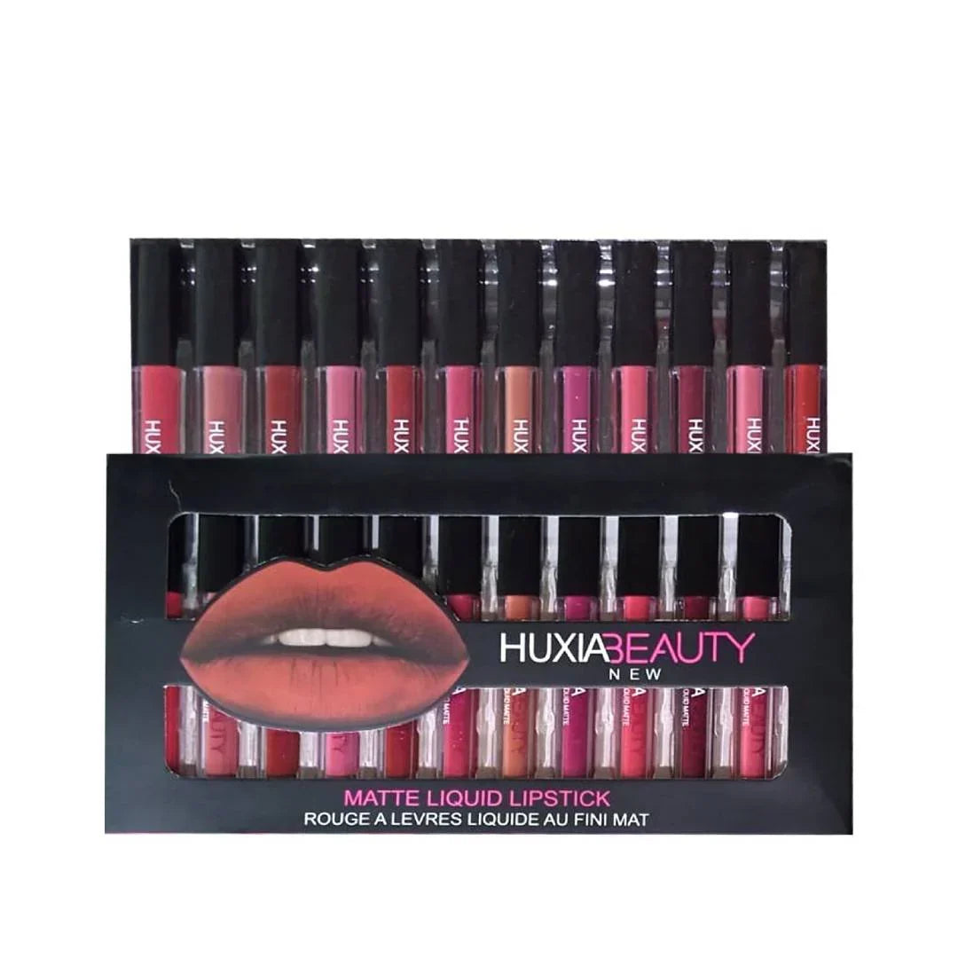 Huxia Beauty Matte Liquid Lipstick 12Pcs Set - Buy Online in Pakistan at Cosmia.pk