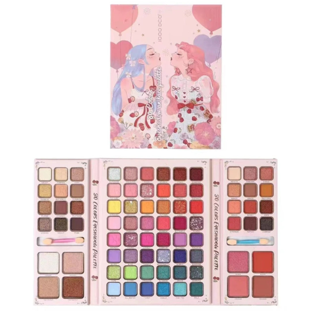 Igoodco High Quality Eyeshadow Book Palette - 80 Color - Buy Online in Pakistan at Cosmia.pk