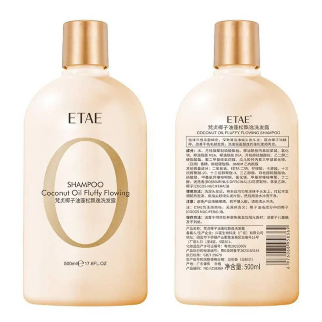 ETAE Coconut Oil Fluffy Flowing Shampoo – 500ml - Buy Online in Pakistan at Cosmia.pk