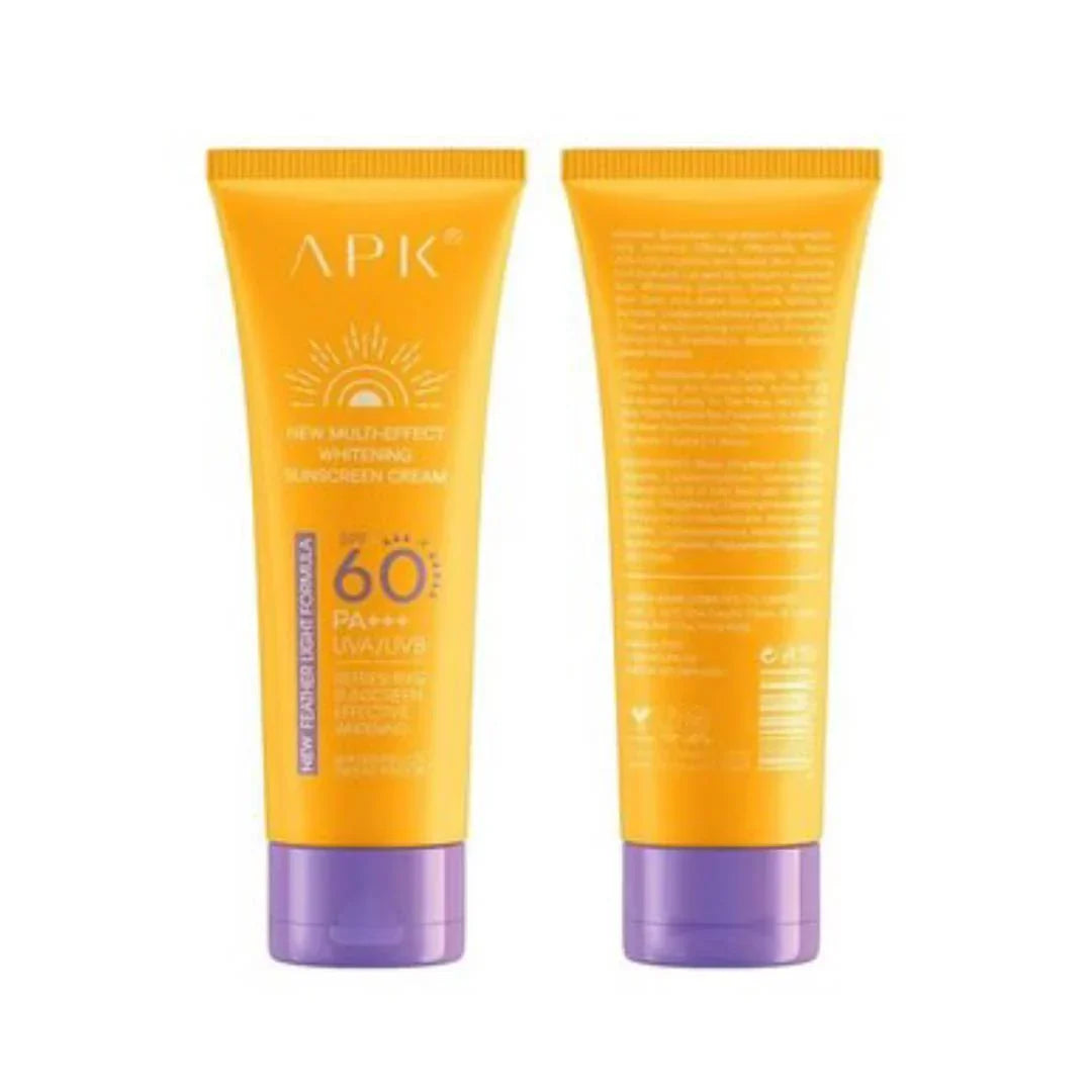 APK Sun Screen SPF 60+ with New Formula - Waterproof Protection - 100g - Buy Online in Pakistan at Cosmia.pk
