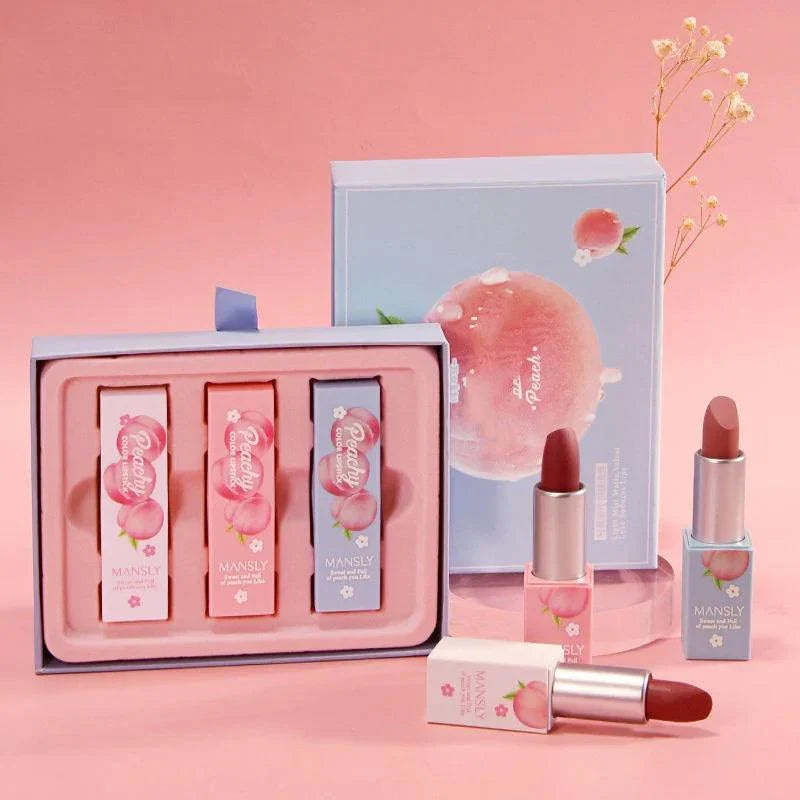 3pcs Velvet Mansly Heng Fang Lipstick - Buy Online in Pakistan at Cosmia.pk