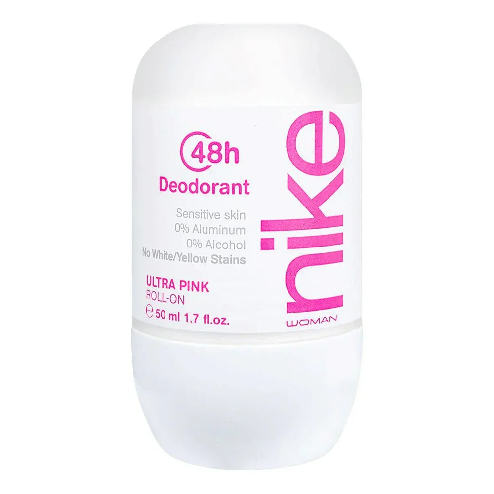 Nike Ultra Pink Woman Deodorant Roll On - 50ml - Buy Online in Pakistan at Cosmia.pk