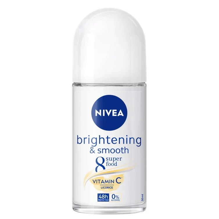 Nivea Brightening & Smooth 8 Super Food Roll on - 50ml - Buy Online in Pakistan at Cosmia.pk